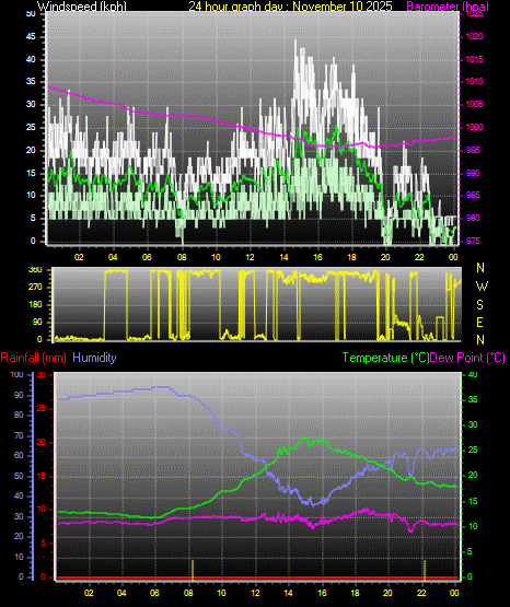 24 Hour Graph for Day 10