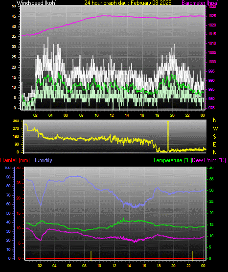 24 Hour Graph for Day 08
