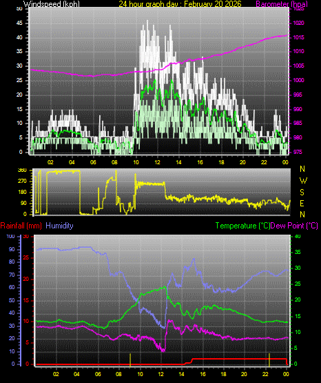 24 Hour Graph for Day 20