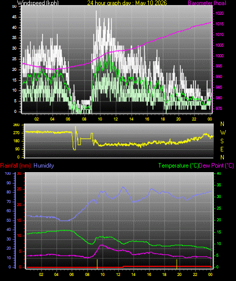 24 Hour Graph for Day 10