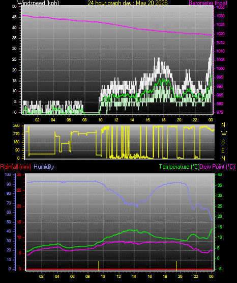 24 Hour Graph for Day 20