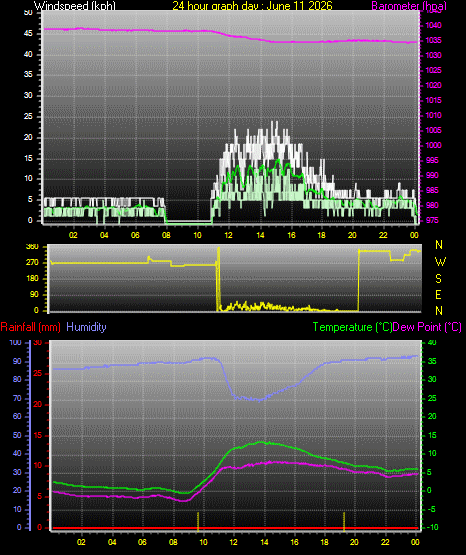 24 Hour Graph for Day 11