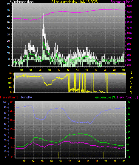 24 Hour Graph for Day 16