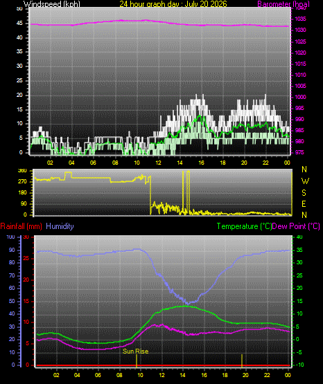 24 Hour Graph for Day 20