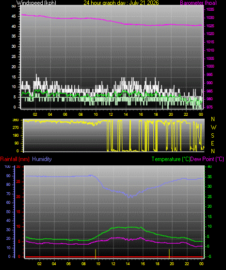 24 Hour Graph for Day 21