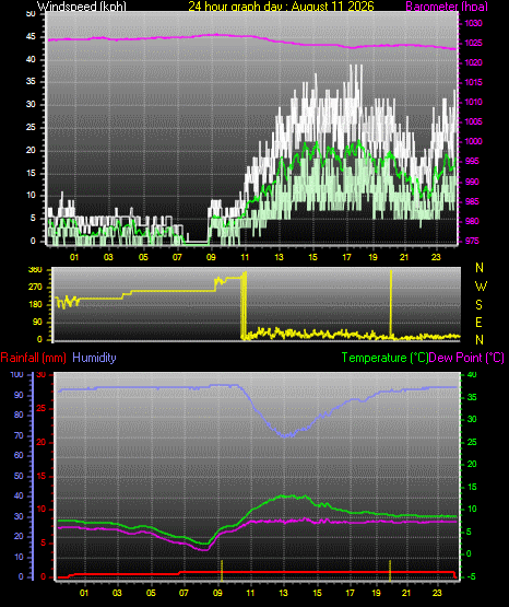 24 Hour Graph for Day 11